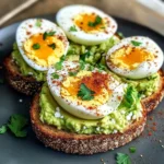 Avocado Cottage Toasts with Soft-Boiled Eggs & Paprika