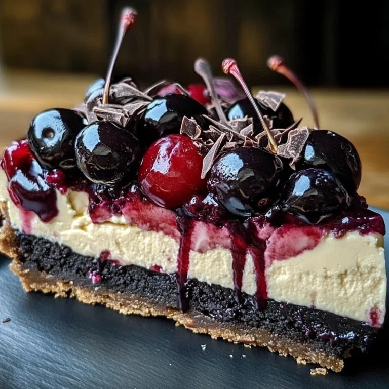 Bourbon Biscuit Cherry Cheesecake Tart