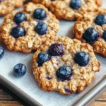 Chewy Blueberry Oatmeal Cookies - Alrightwithme