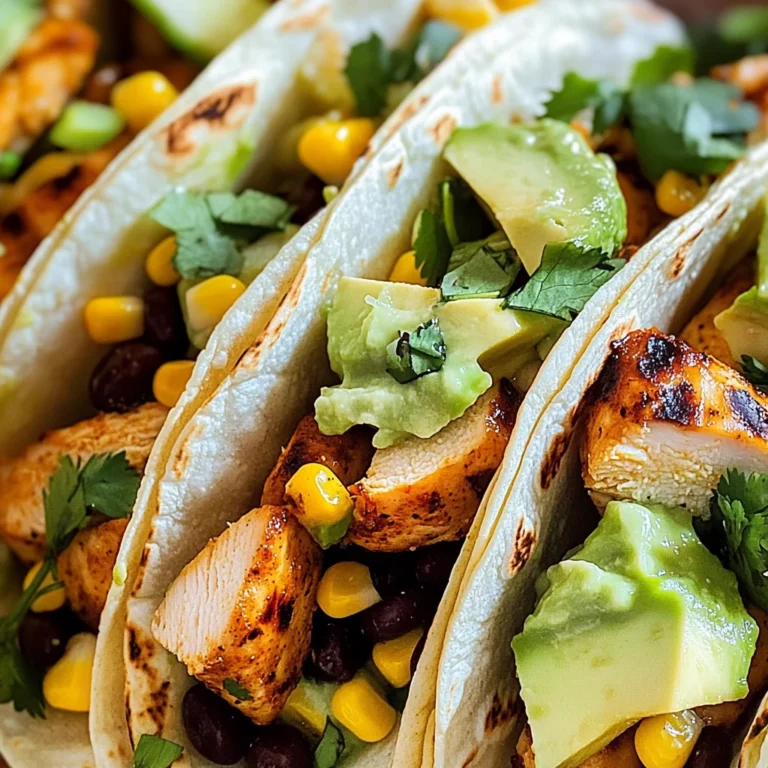 Chili Lime Chicken Tacos Recipe