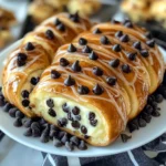 Chocolate Chip Vanilla Custard Brioches