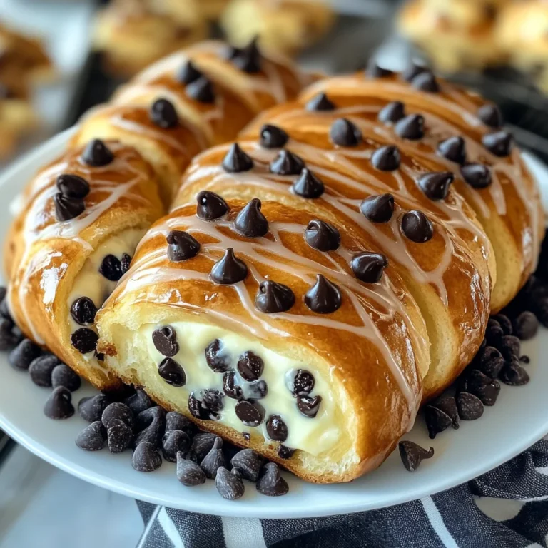 Chocolate Chip Vanilla Custard Brioches