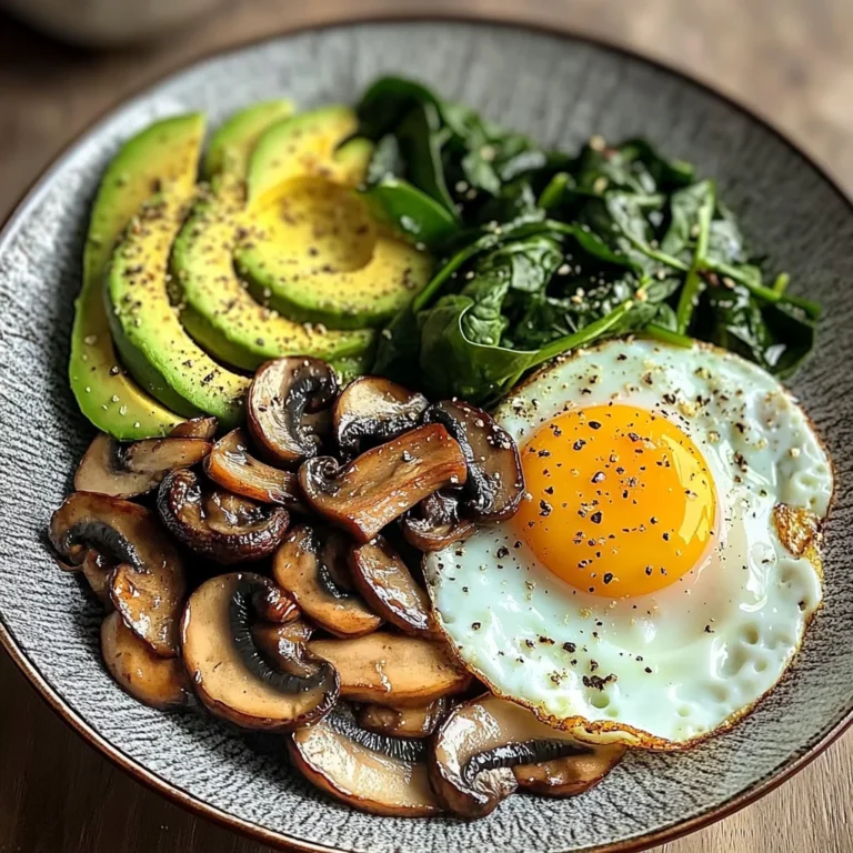 Creamy Avocado Breakfast Plate
