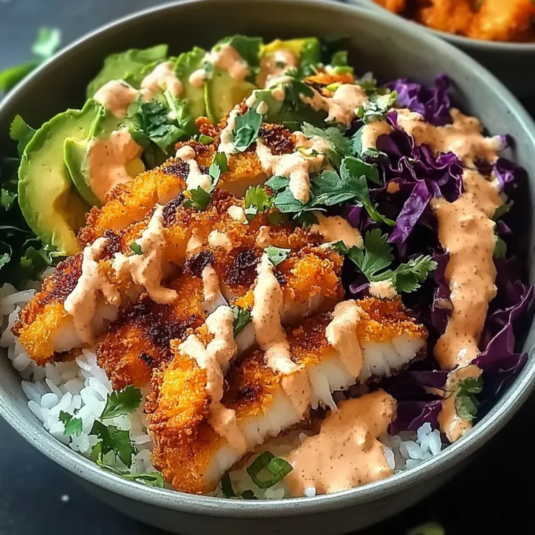 Crispy Fish Taco Bowls