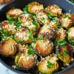 Crispy Parmesan-Crusted Roasted Brussels Sprouts