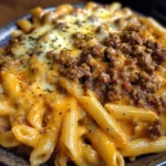 Garlic Butter Cajun Beef Penne in Velvety Cheese Sauce