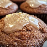 Glazed Gingerbread Muffins