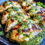 Grilled Salsa Verde Pepper Jack Chicken