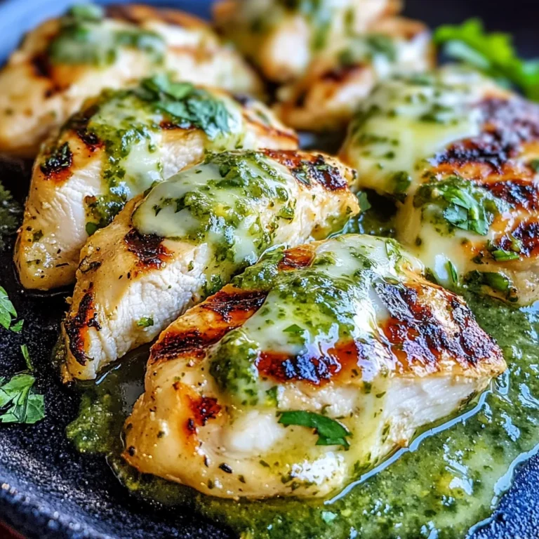 Grilled Salsa Verde Pepper Jack Chicken