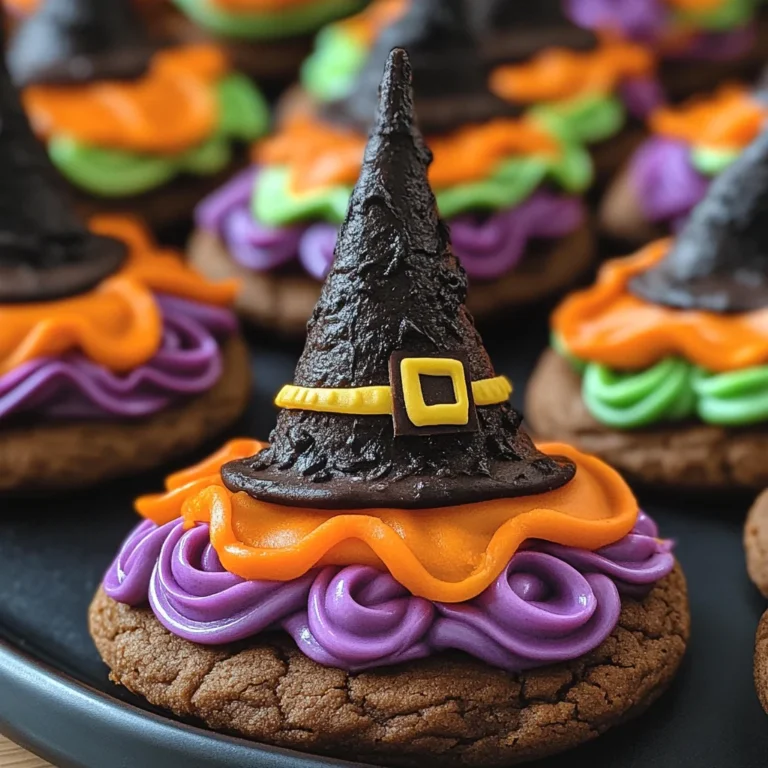 Halloween Witch Hat Cookies