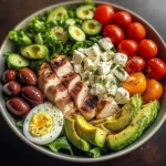 Mediterranean Power Salad with Chicken & Avocado