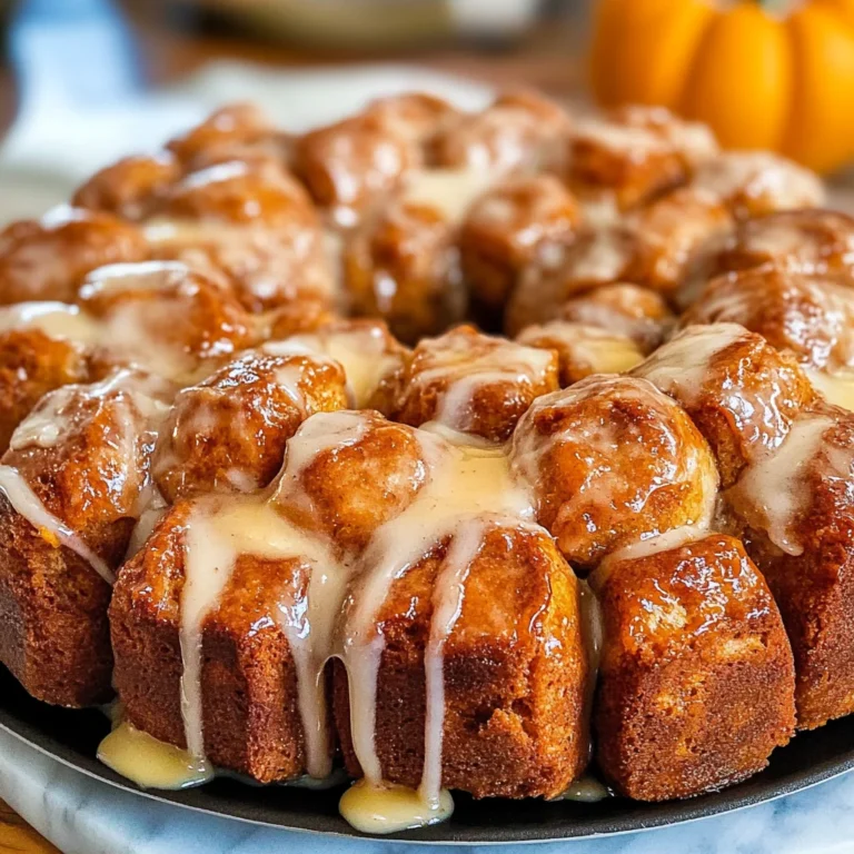 Pumpkin Spice Monkey Bread Recipe