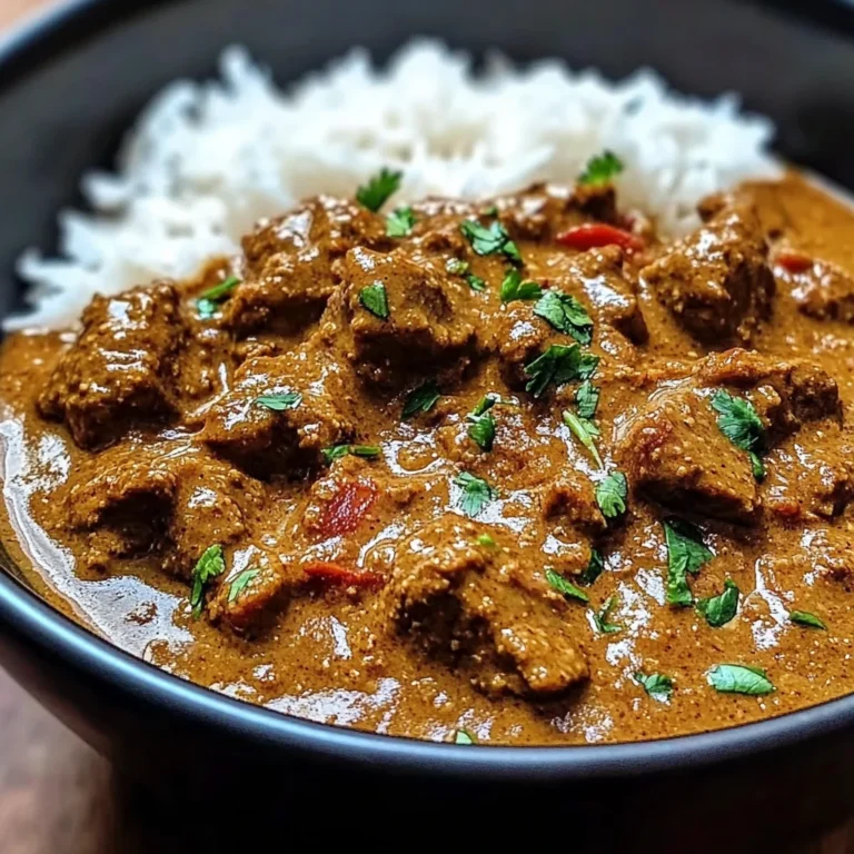 Slow-Cooked Beef Curry in Spiced Coconut Gravy