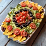 Spiderweb Seven Layer Dip Board