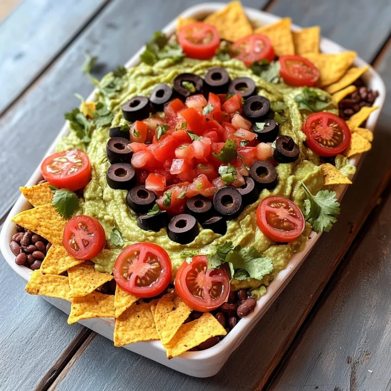 Spiderweb Seven Layer Dip Board