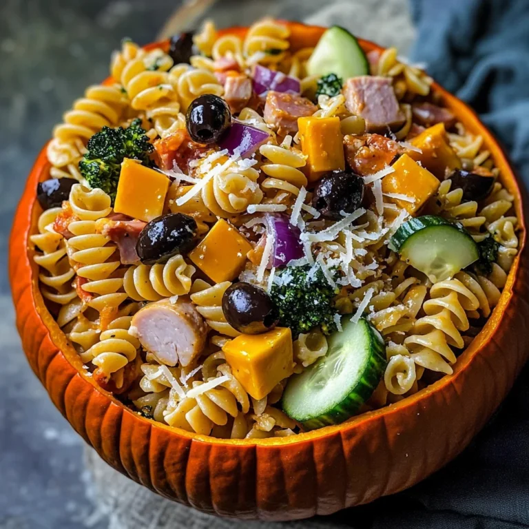 UpChuckin' Pumpkin Loaded Pasta Salad