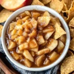 Apple Pie Dip with Cinnamon Sugar Tortilla Chips