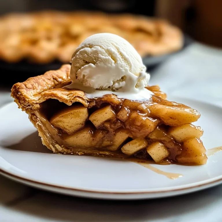 Apple Pie à la Mode (Apple Pie with Ice Cream Recipe)