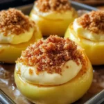 Cheesecake Stuffed Baked Apples