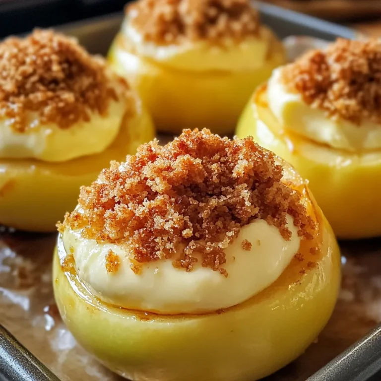 Cheesecake Stuffed Baked Apples