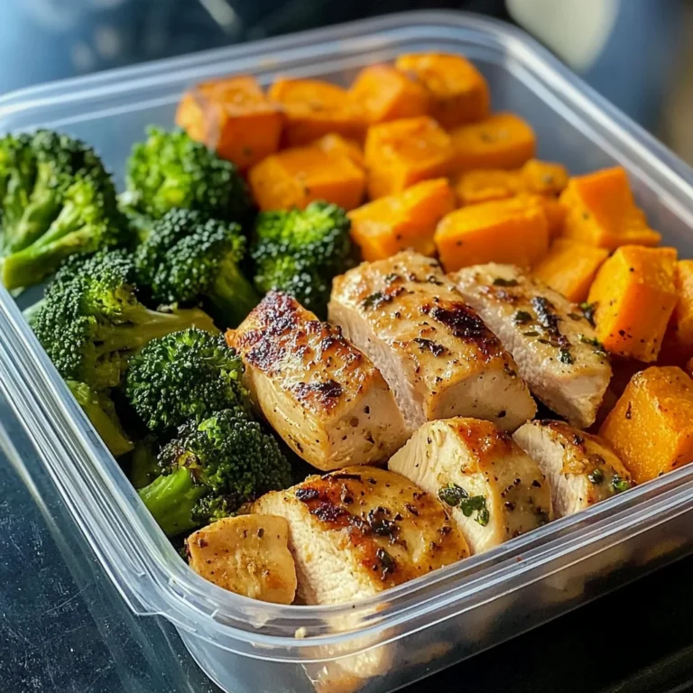 Chicken, Sweet Potato & Broccoli Meal Prep Bowls