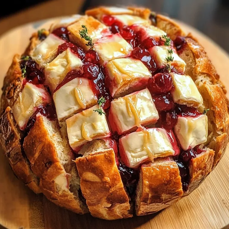 Cranberry Brie Pull-Apart Bread