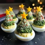 Deviled Egg Christmas Trees