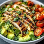 Grilled Chicken Avocado Salad