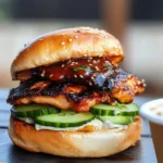 Grilled Korean BBQ Chicken Sandwich
