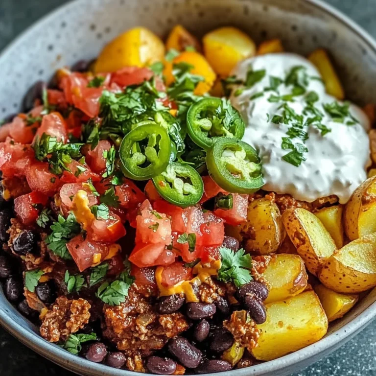 Loaded Potato Taco Bowl