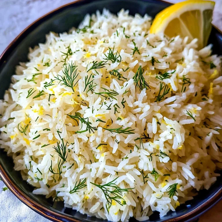 Mediterranean Basmati Rice with Lemon & Dill