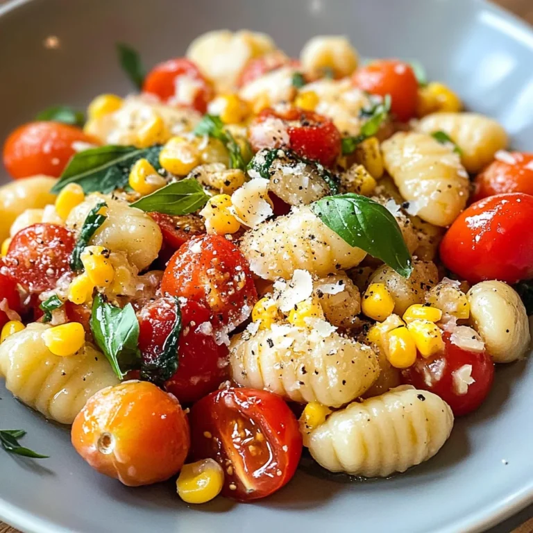 Quick & Easy Gnocchi with Vegetables