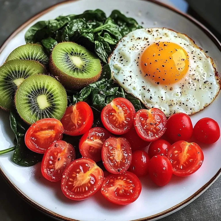 Rainbow Protein Breakfast Plate