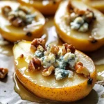 Roasted Pears with Blue Cheese, Walnuts and Honey Recipe