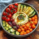 Roasted Veggie and Hummus Bowl