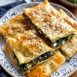 Spinach and Feta Cheese Börek - Turkish Borek Recipe