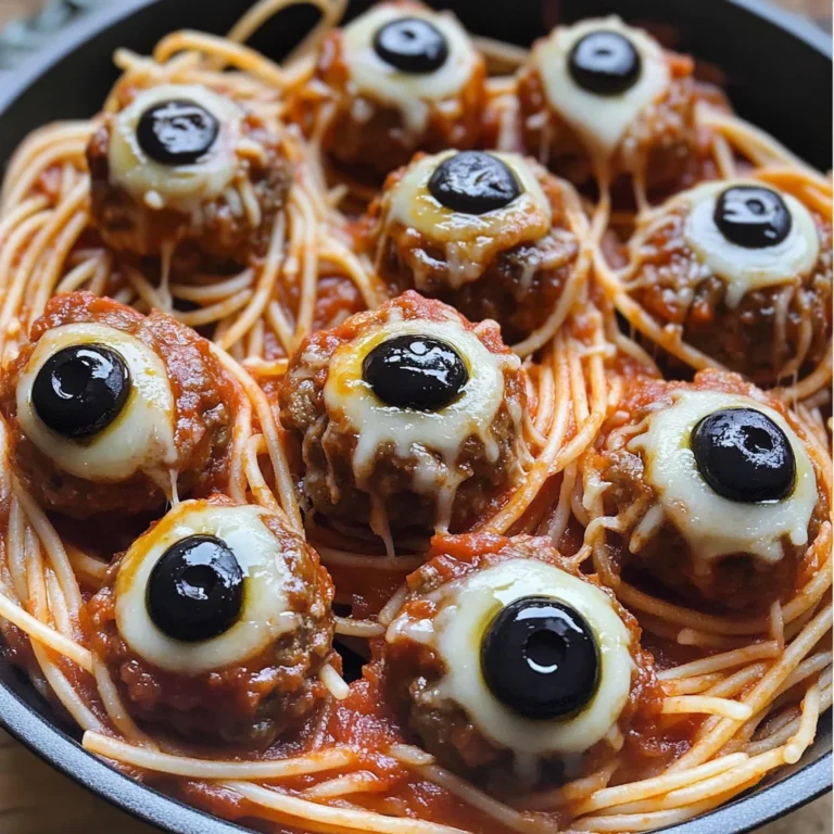 Spooky Spaghetti & Eyeballs