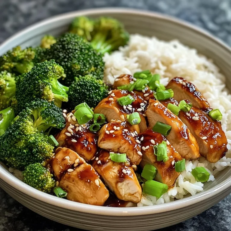 Teriyaki Chicken Bowl with Broccoli & Rice