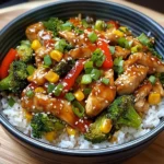 Teriyaki Chicken & Veggie Rice Bowl