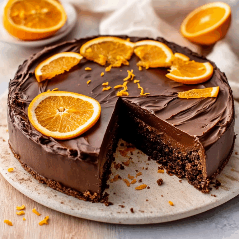 Chocolate Orange Cheesecake