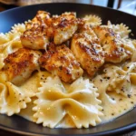 Cajun Chicken Bowtie Alfredo in Velveeta Garlic Sauce