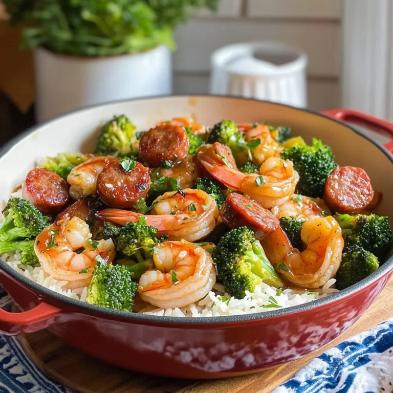 Honey Garlic Shrimp With Sausage and Broccoli: A Delightful Dish