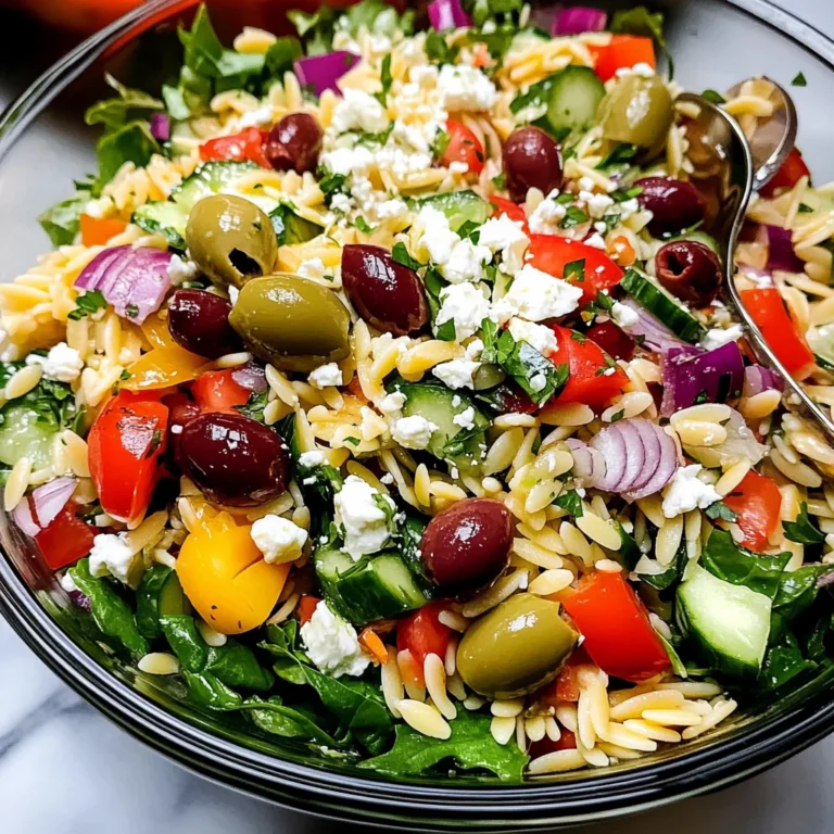 Mediterranean Orzo Salad Recipe