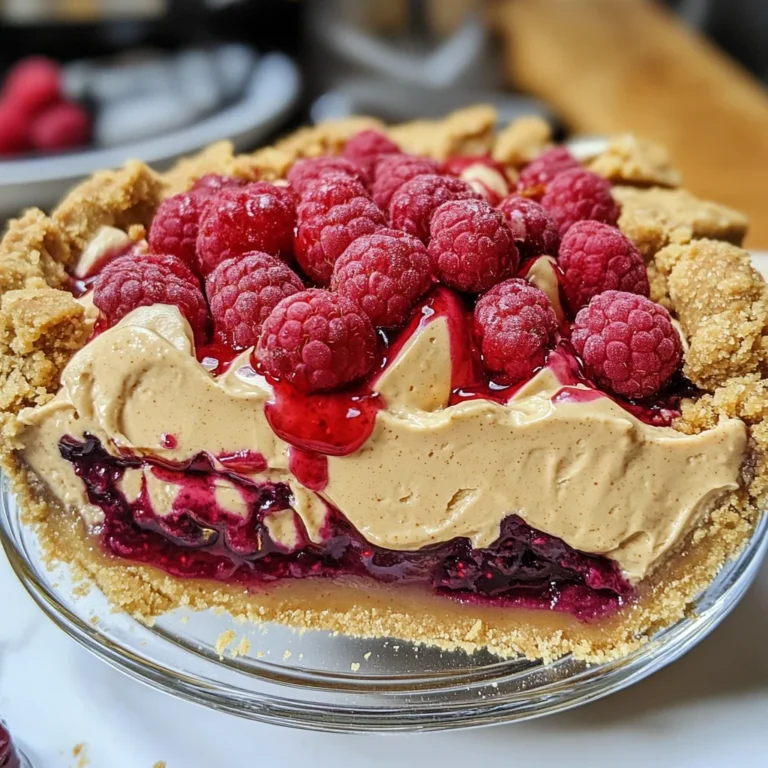 Peanut Butter and Jelly Pie