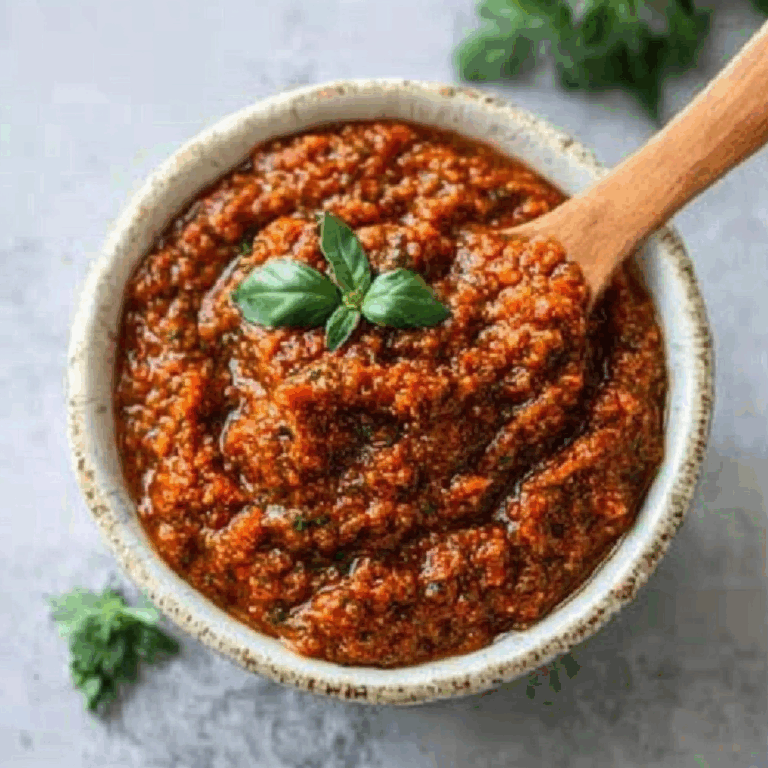 Sun-Dried Tomato and Basil Pesto